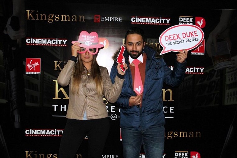 Deek Duke Avant Premiere of Kingsman